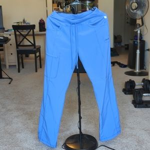 Cherokee infinity scrub pants size S ciel blue